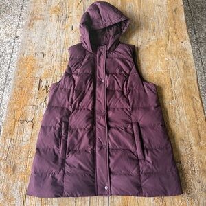 J. Jill Plum, Eggplant, Purple Down Vest
